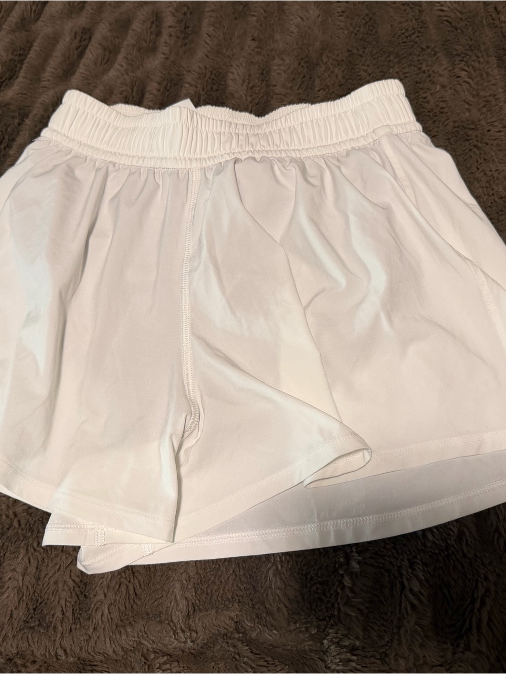 Lululemon Pace Crush High-Rise Shorts 2.5” White XS